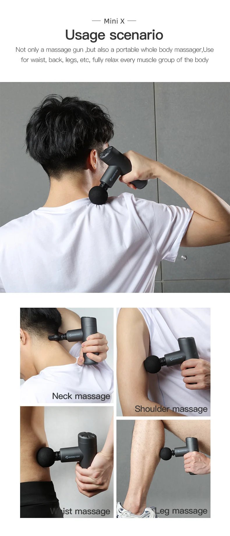 KineticRelief MiniX Portable Massage Gun