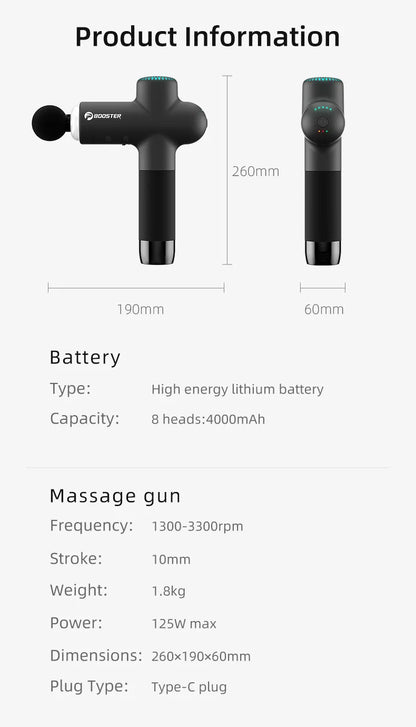 KineticRelief SmartHit Pro Massage Gun