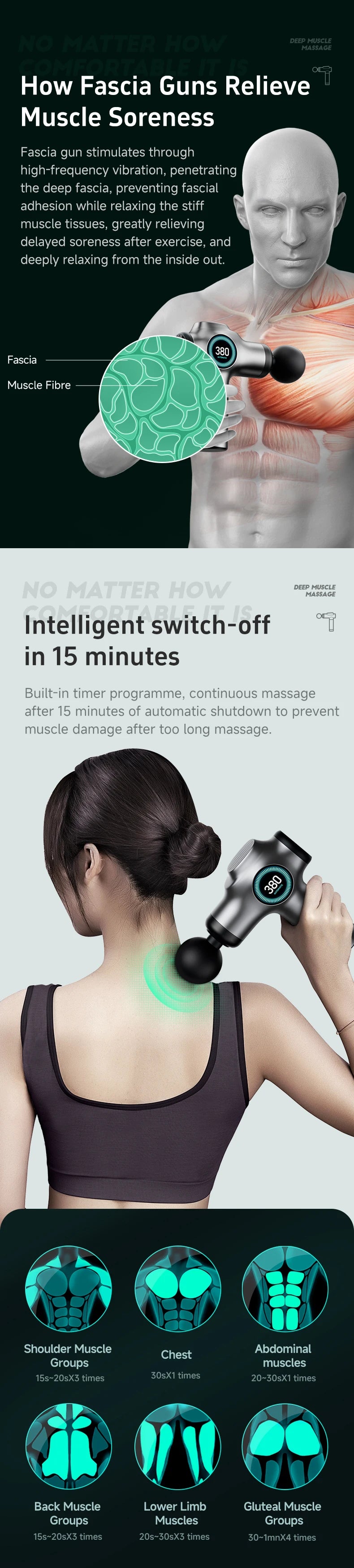 KineticRelief Deep Tissue Massage Gun