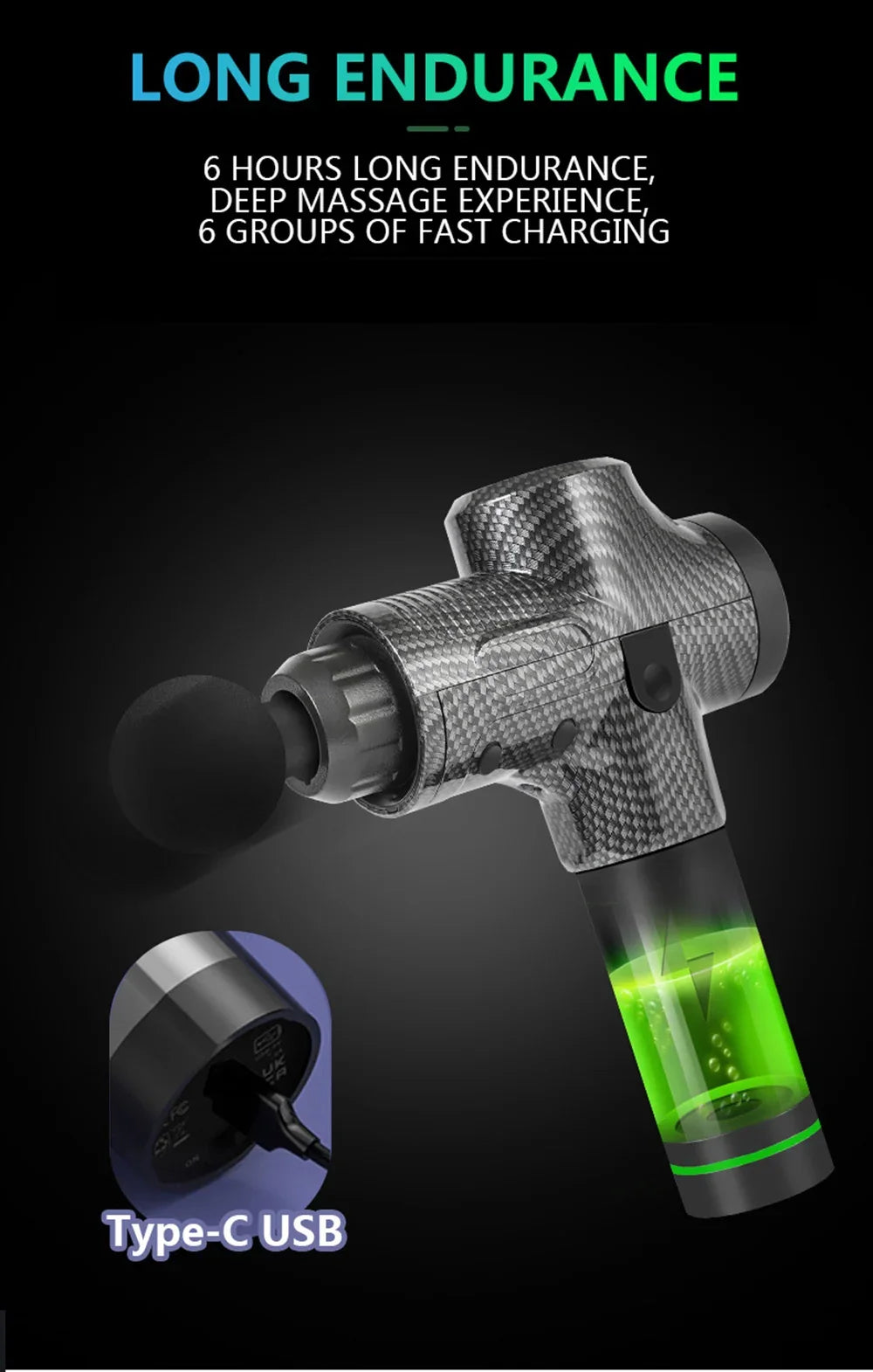 KineticRelief Dual-Head Pro Massage Gun